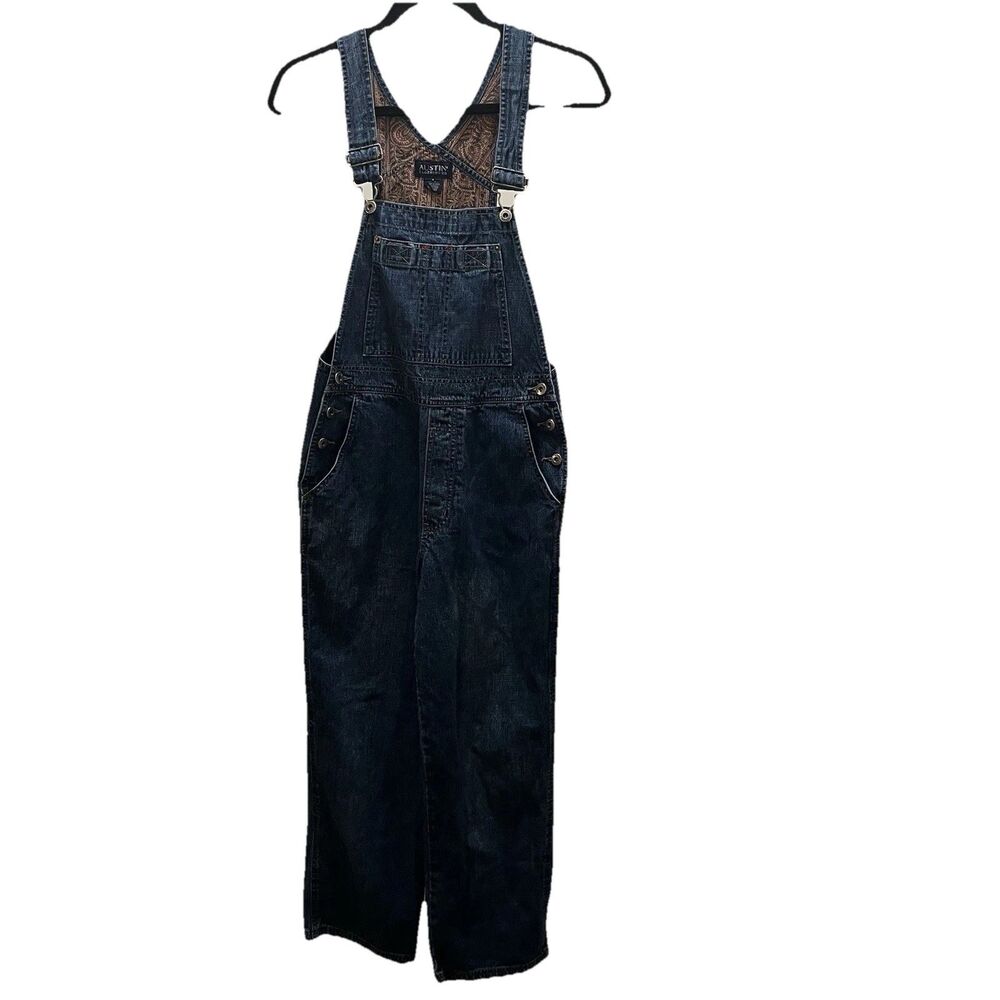 Austin Clothing Co Denim Bib Overalls Jeans Pants Womens Size S